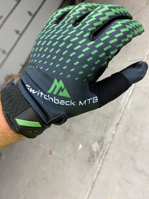 Switchback MTB Stray Voltage Gloves in Green