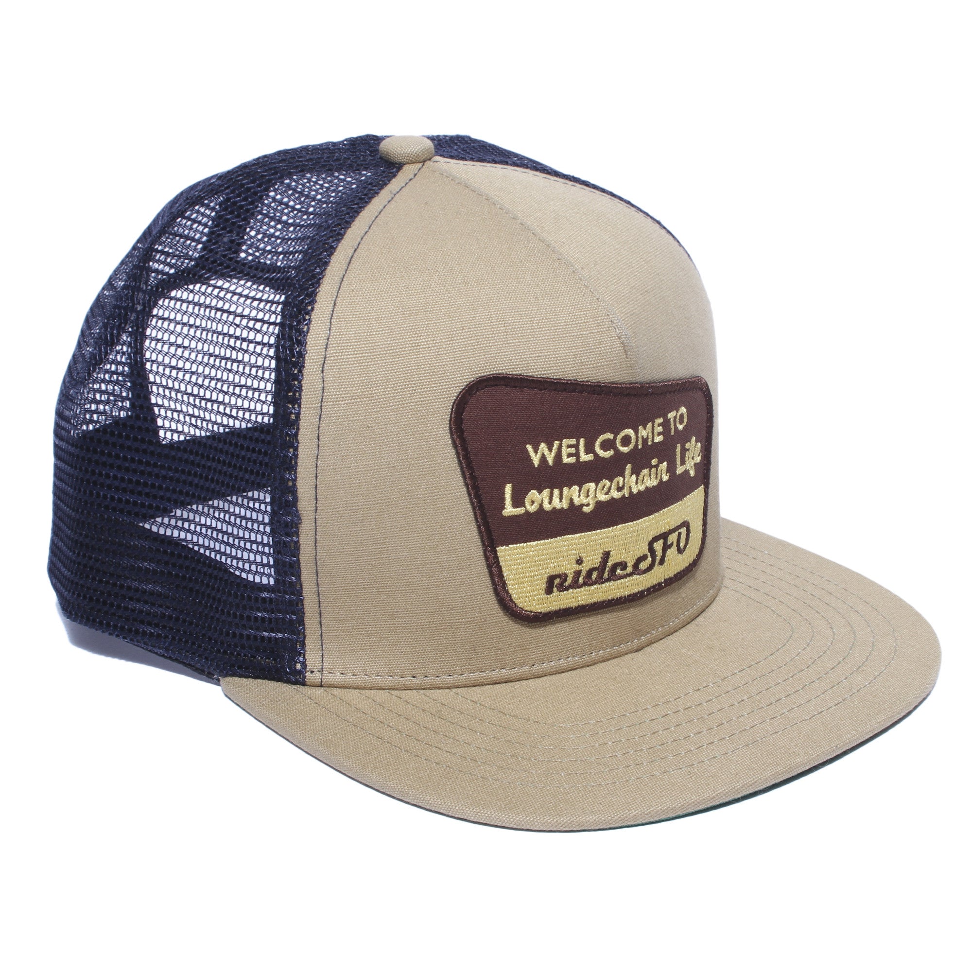 rideSFO FC LightBrown Snapback Hat