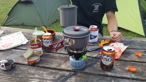 Alpine Wide Up Gas Stove and Cooking Pot
