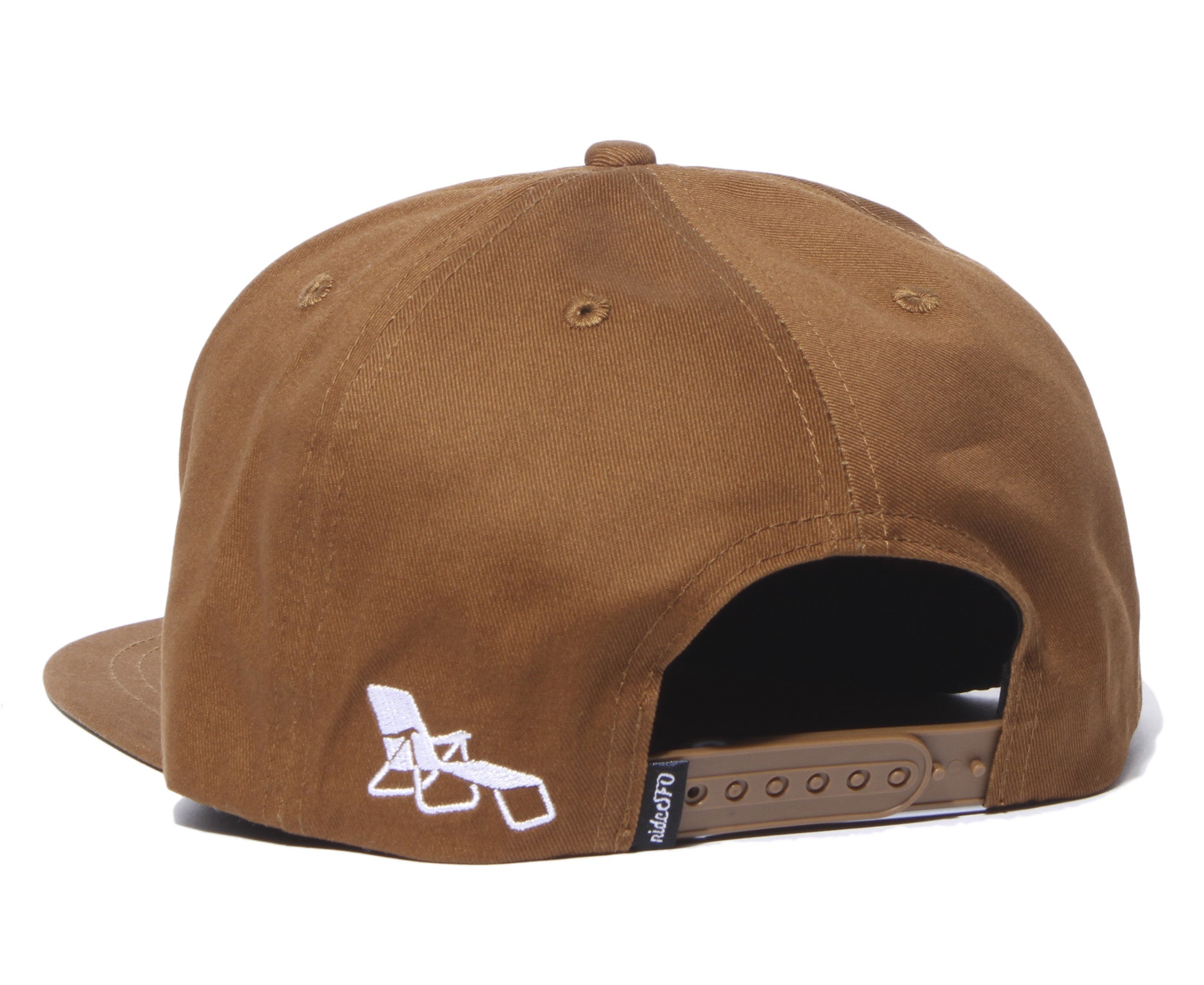 rideSFO Script Brown Snapback Hat