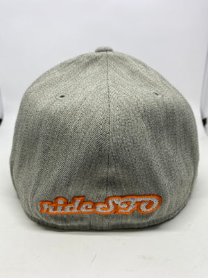 rideSFO LoungeChairLife Flat Bill Hat Heather/Orange