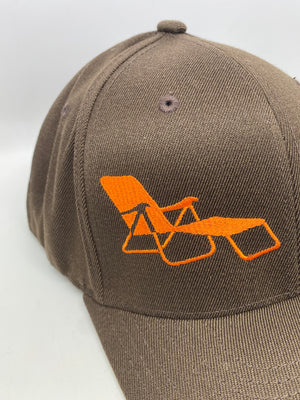 rideSFO LoungeChairLife Classic Hat Orange/Brown