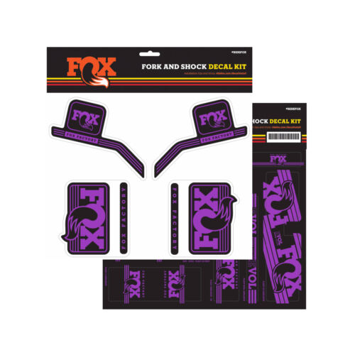 FOX Decal 2016 AM Heritage, Fork and Shock Kit, Purple