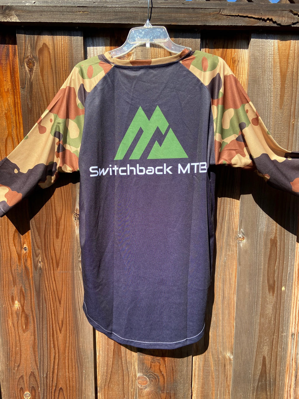 Switchback MTB Mountain Storm Performance Tech Raglan Jersey w/ 3/4 sleeves