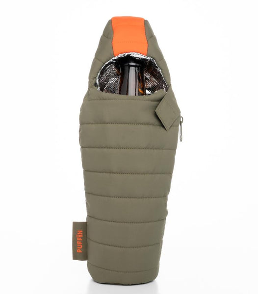 Puffin Insulated Sleeping Bag Bottle Koozie – To The Nines Manitowish Waters