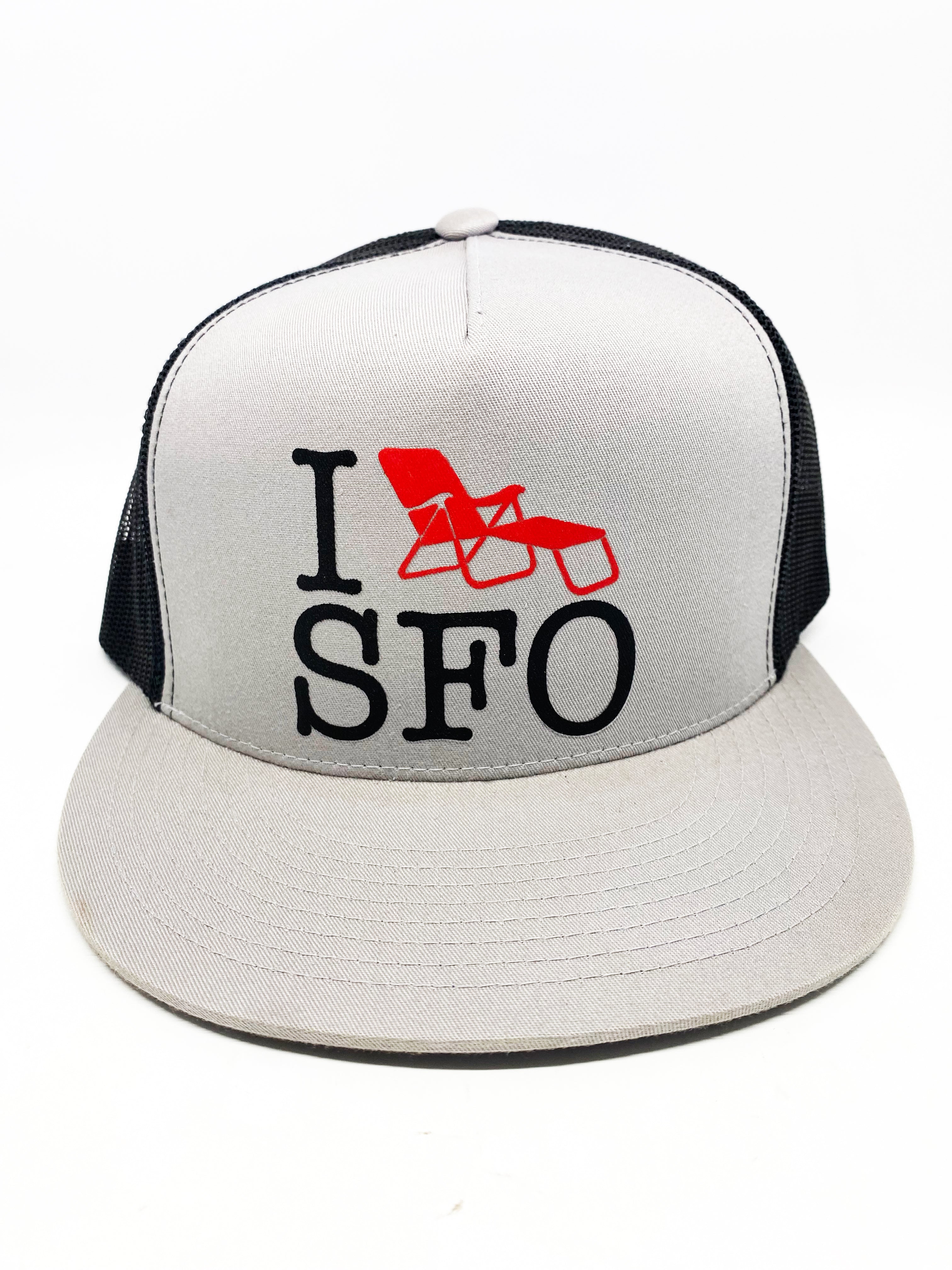 rideSFO I LoungeChairLife Snapback Hat Grey