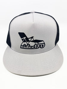 rideSFO LoungeChairLife Logo Snapback Hat Grey