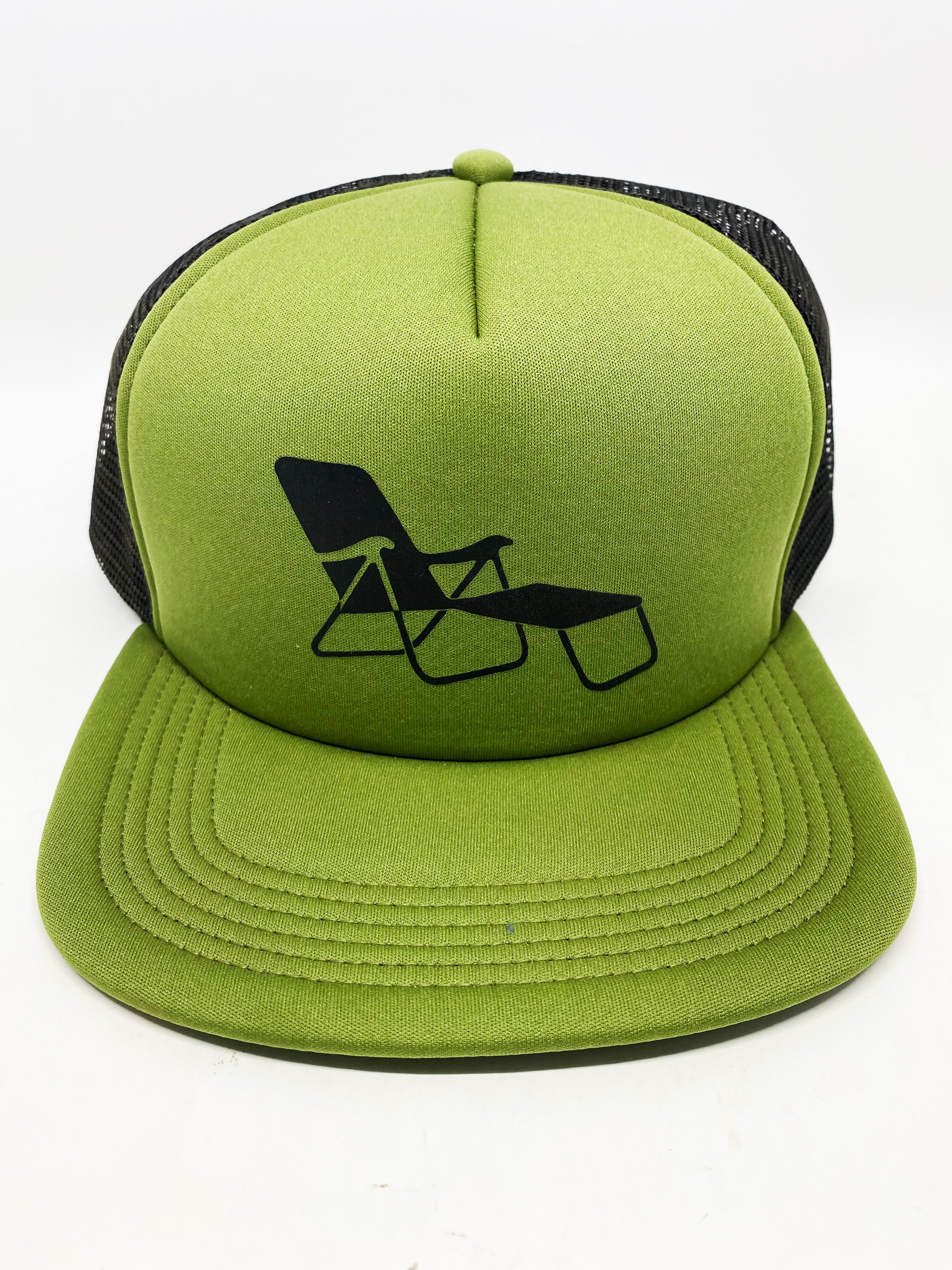 rideSFO LoungeChairLife Foam Trucker Hat Army Green